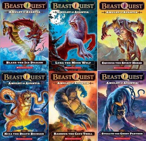 Beast Quest Amulet of Avantia Box Set 6 Books Paperback
