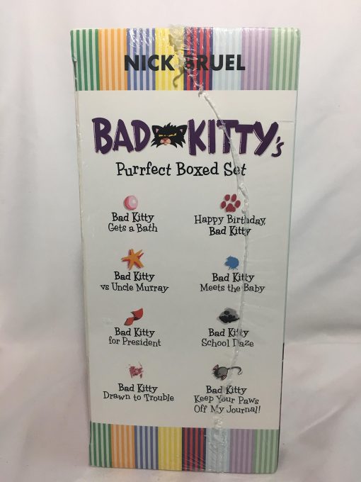 7 Nick Bruel "Bad Kitty" chapter books, plus the "Bad Kitty Keep Your Paws Off My Journal"