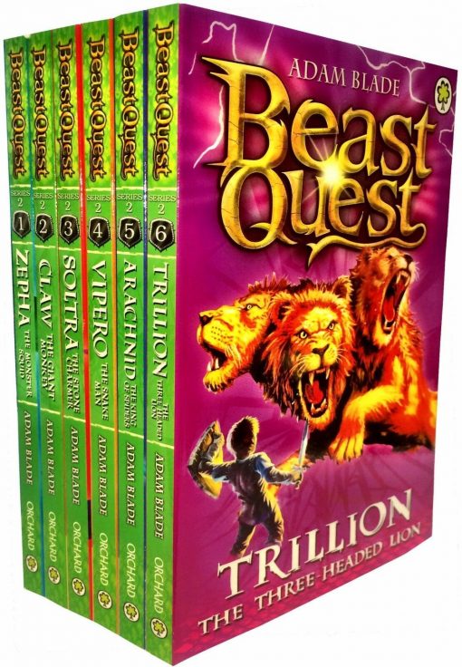 Beast Quest Collection Series 1 2 3 and 4 24 Books by Adam Blade