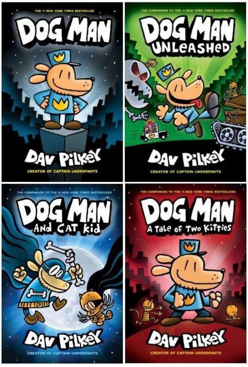 Dog Man Collection 1-4 Hardcover -- New