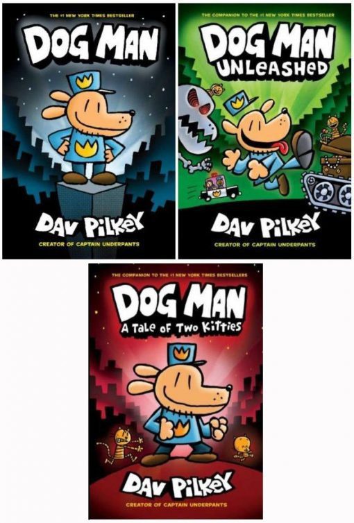 Dog Man Collection 1-3 Hardcover---New