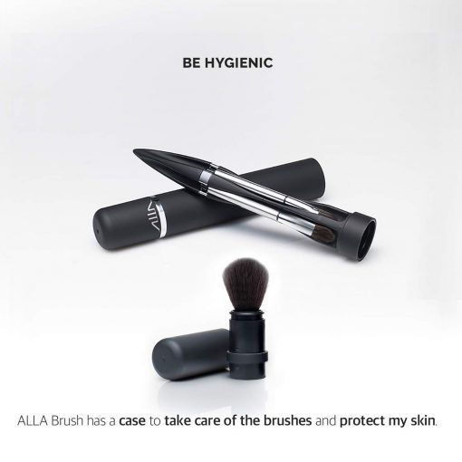 All in One makeup brush Makeup Brush Set 5 Brushes Base Blending Point Eyeliner Cheek Brushes in One Tool Made In Korea
