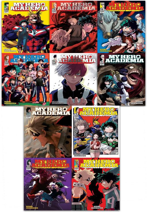 My Hero Academia Volume 1 10 Collection 10 Books Set by Kohei Horikoshi Paperback January 1 2018