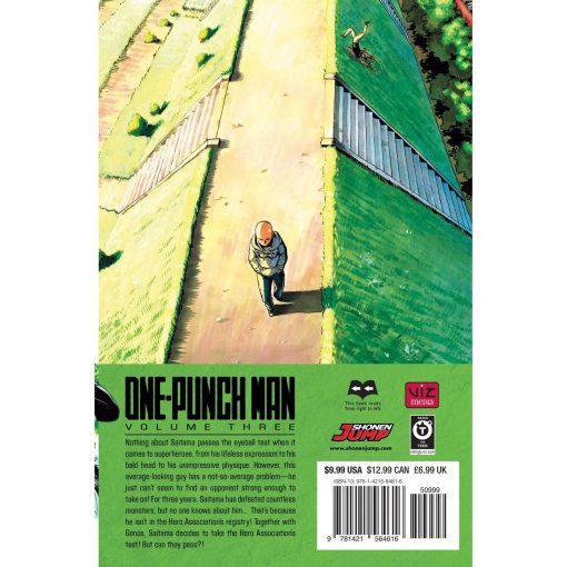One-Punch Man, Vol. 3 (3) Paperback – Illustrated, November 3, 2015 by ONE (Author), Yusuke Murata (Illustrator)
