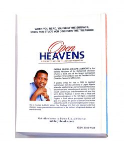 Open Heavens Volume 2022, Volume 22 Paperback Bunko – January 1, 2021 by Pastor E. A. Adeboye (Author)