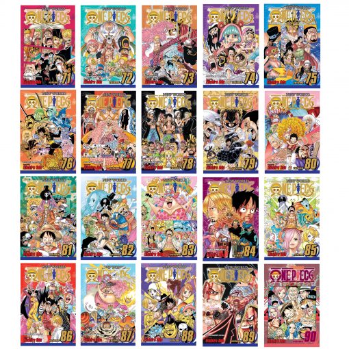 One Piece Box Set 4 Dressrosa to Reverie Volumes 71 90 with Premium Paperback Jan 25 2022 by Eiichiro Oda geeekymecom
