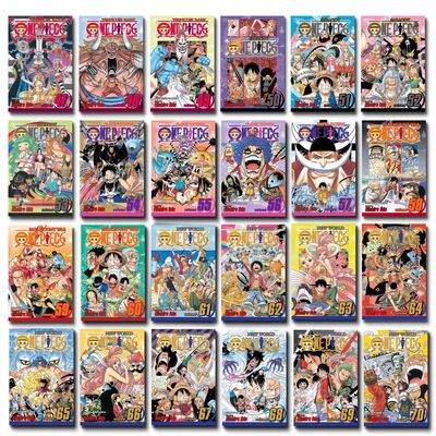One Piece Complete Set 3 Collection Thriller Bark to New World Volumes 47-70