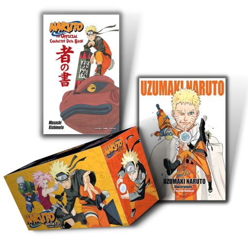 Naruto Box Set 2 Vol 28 48 With Naruto Character Data Book Uzumaki Naruto Illustrations