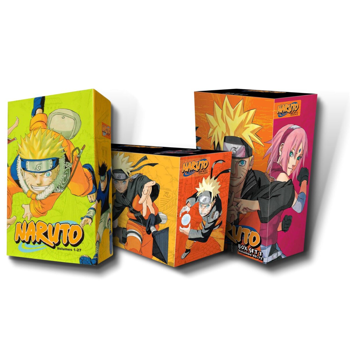 Naruto Box Sets 1, 2 & 3 - Geeekyme