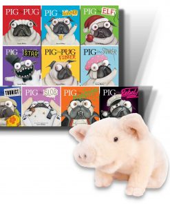 Pig the Pug Complete Series Set - 10 Books With 1 Plush Toy
