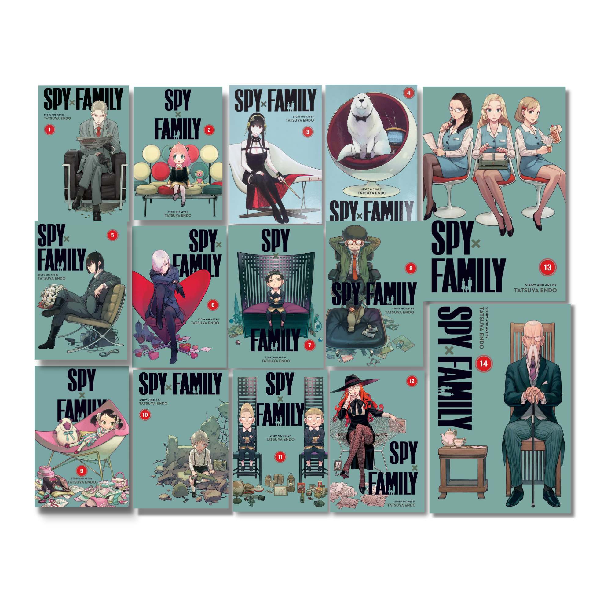 2 SPY X FAMILY Volumes 1 - 14