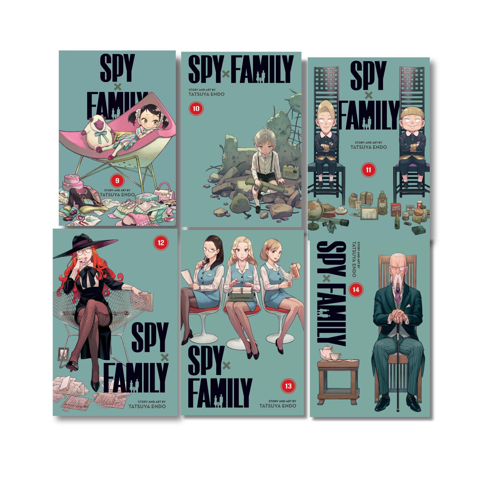 7 SPY X FAMILY Volumes 1 - 14