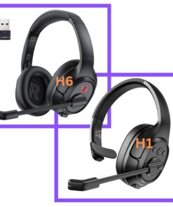Eksa H1 or H6 Wireless Headset With Mic