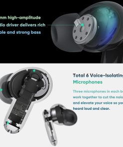 WYZE Earbuds Pro, 40 dB Active Noise Cancelling Wireless Earbuds