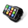 GPS Android Smartwatch with 4G LTE and 2.86 inch Touchscreen with Stainless Steel Body