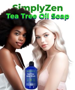 Tea Tree Oil Body Wash Soap With Peppermint And Aloe Vera - Helps Body Odor, Ringworm, & Skin Irritations