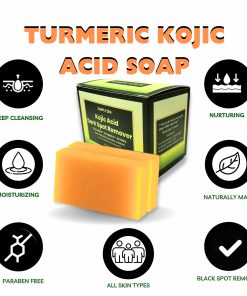 Kojic Acid With Turmeric Soap Bar, Dark Spot Remover For Body & Face