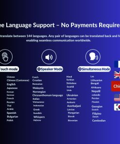 Bluetooth AI Translation Earbuds - 144 Language Translator Music and Call Earbuds