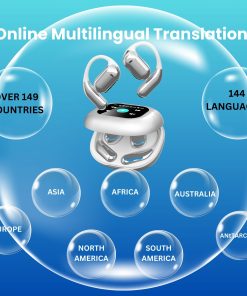 Bluetooth AI Translation Earbuds - 144 Language Translator Music and Call Earbuds