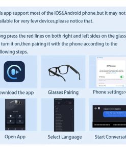 Smart Bluetooth Audio Sunglasses – Open-Ear Sound, Hands-Free Calls & UV Protection