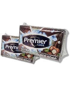 Premier Cool Shea Butter & Camwood Black Soap - 60g x 2