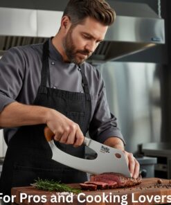 Nato Knives Professional Cleaver, Anti-Stick Stainless Steel Kitchen Knife