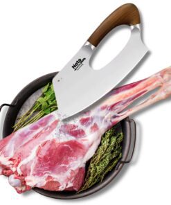 Nato Knives Professional Cleaver, Anti-Stick Stainless Steel Kitchen Knife