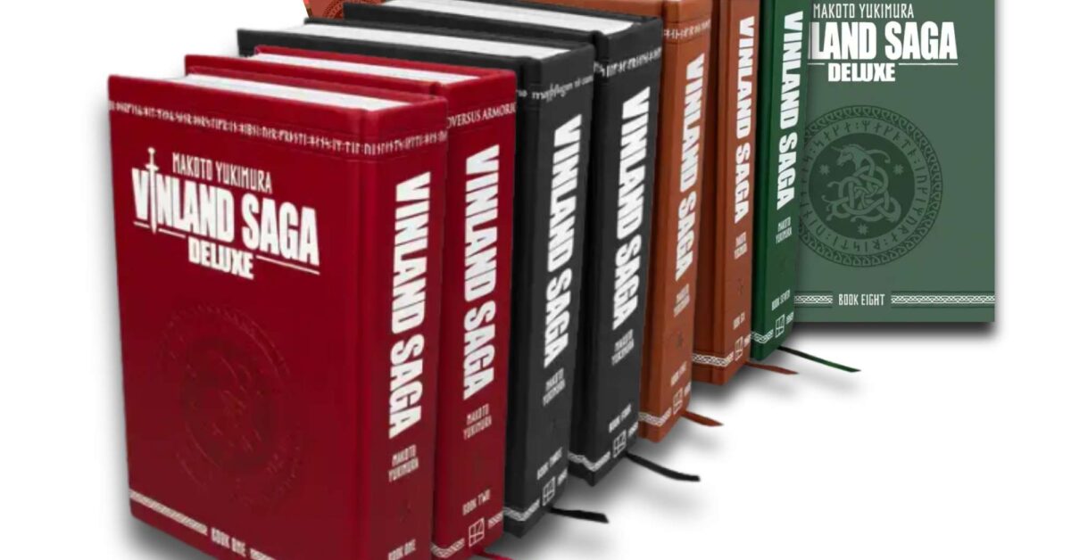 VINLAND SAGA DELUXE MANGA (VOLUMES 1-8) WITH CUSTOM NATOGEARS