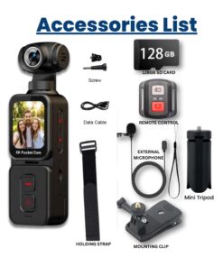 Pocket Action Vlogging Camera - 5K