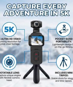 Pocket Action Vlogging Camera - 5K