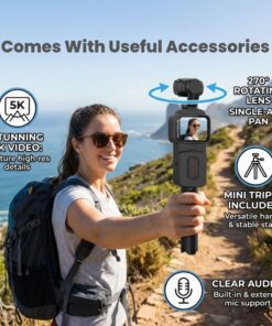Pocket Action Vlogging Camera - 5K