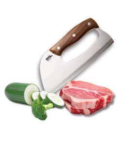 Meat Cleaver Knife, Unique Effort Saving Professional Stainless Steel