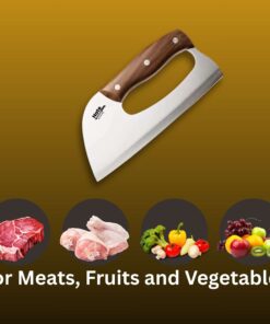 Meat Cleaver Knife, Unique Effort Saving Professional Stainless Steel