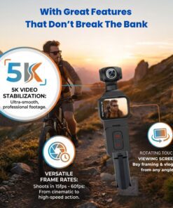 Pocket Action Vlogging Camera - 5K